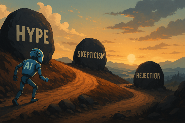 Could AI hype become circle back around to full rejection?